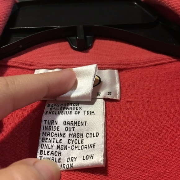 Talbots Womens Petite Zip Up Track Jacket - Picture 2 of 4